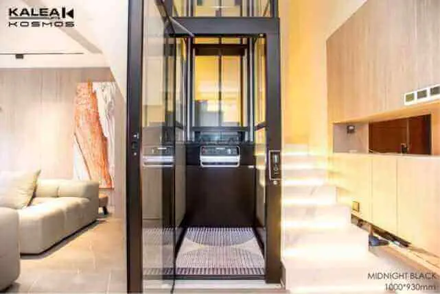 9 คำแนะนำ เรื่องการติดตั้งลิฟท์บ้านสำหรับบ้านรีโนเวท 32 kalea-homelift-door-house-indoor-black