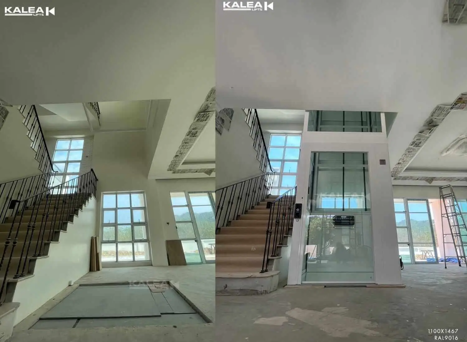 chukiat kalea lift home elevator 11001467 ral9016