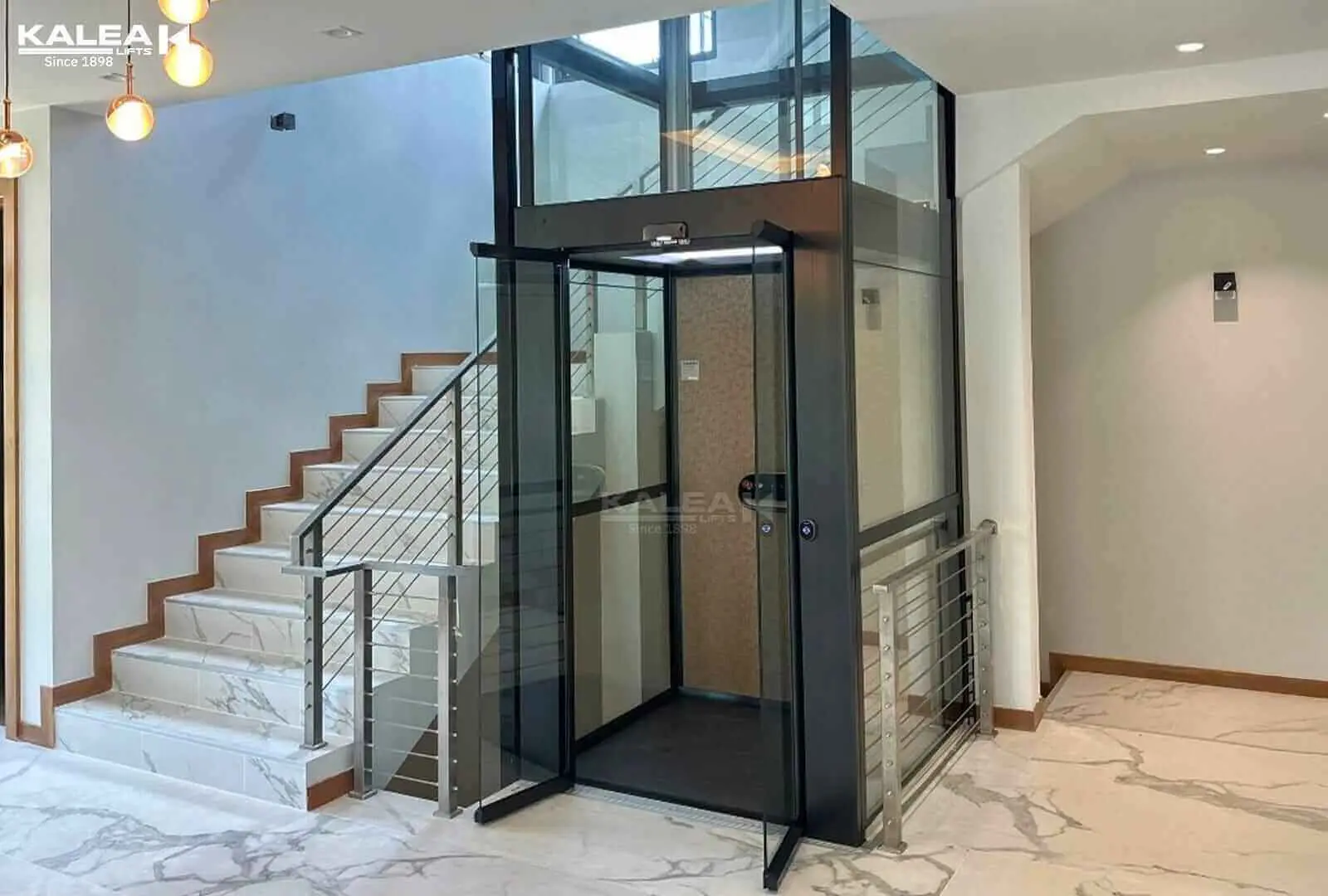 kalea x80 3 stop home elevator