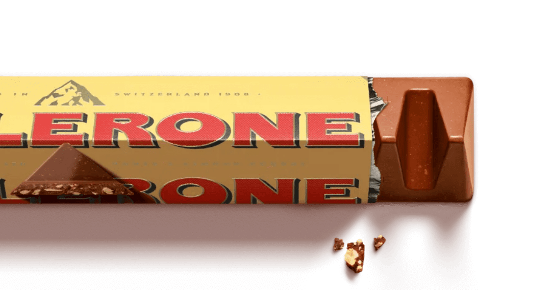 ช็อคโกแลต Toblerone ช็อคโกแลตสัญญาชาติสวิตเซอร์แลนด์