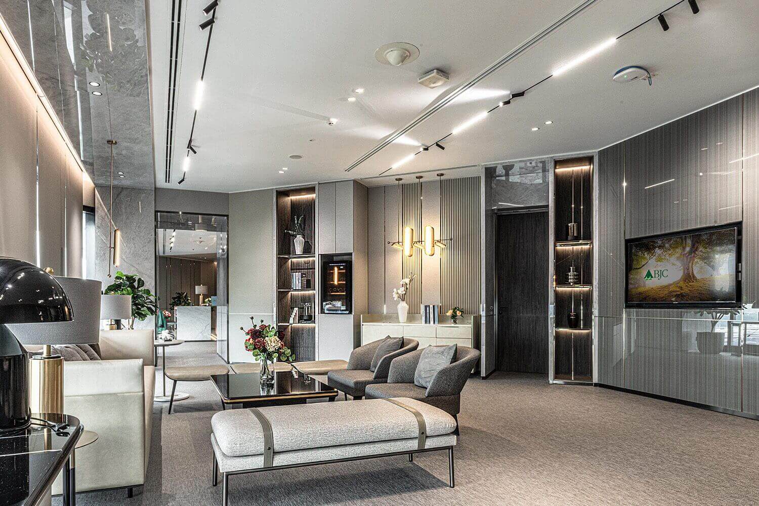 บริษัทตกแต่งภายใน ตัวอย่างโครงการ Corporate & Finance Berli Jucker Headquarters